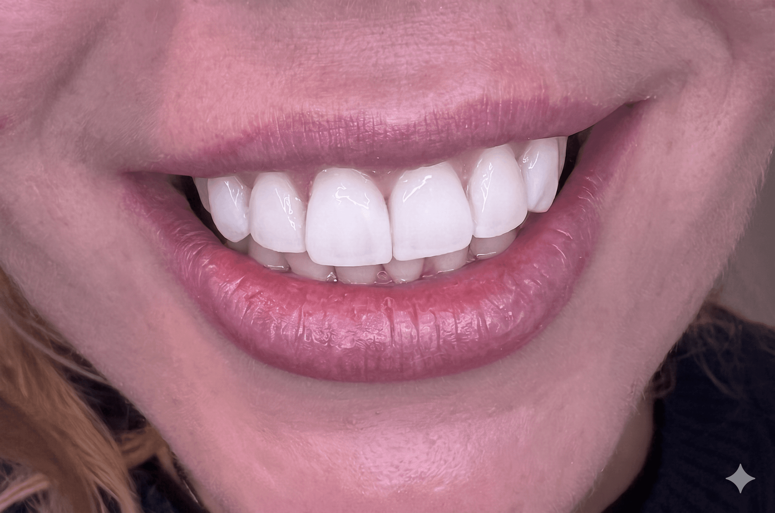 Full mouth: fațete din compozit realizate prin tehnica injectării